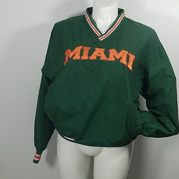 genuine stuff Jackets & Blazers - Miami hurricane pull over  jacket